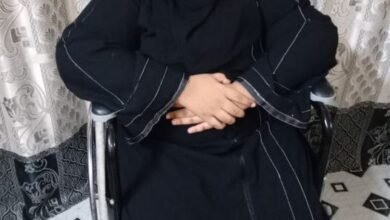 صورة هبه بين مطرقة الإعاقة وسندان المجتمع